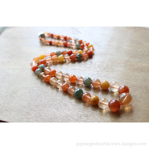Fashion Jewelry Beautiful Multicolor Crystal Necklace (XL2901)